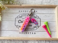パラコード✶ゴルフティーホルダー✶キーホルダー✶パステルピンク系