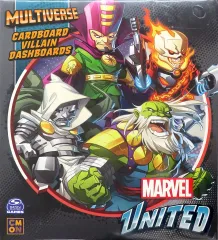 【中古】ボードゲーム マーベル・ユナイテッド： マルチバース - カードボード・ヴィラン・ダッシュボード 英語版 (Marvel United： Multiverse - Cardboard Villain Dashboards)