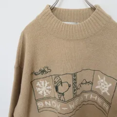 カステルバジャック Castelbajac スヌーピー PEANUTSコラボ ニット セーター w849319ssのサムネイル