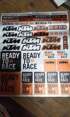 KTM ステッカーセット　改良バージョン　オール反射ステッカー　ロール状にして送らせていただきます