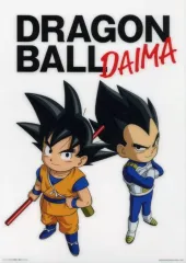 【中古】紙製品 孫悟空(ミニ)＆ベジータ(ミニ) ビジュアルシート 「一番くじ ドラゴンボールDAIMA」 I賞