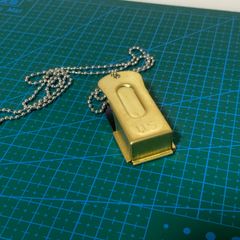 復刻　クリケットクリッカー　真鍮　ネックレス　キーホルダー