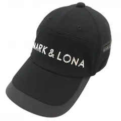 近年モデル❣️美品❣️MARK&LONA ホワイトキャップ　ブラックロゴ入り❣️ CAP