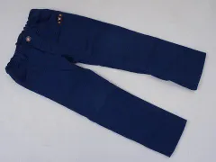 ダブルB double-b ミキハウス miki house アウトレット 子供服 男の子 110cm パンツ 紺 青 ズボン ボトムス ロング丈 ブラックベアー クロクマ 春 夏 ★3 ボーイズ 男児 キッズ 【中古】 ユーズド