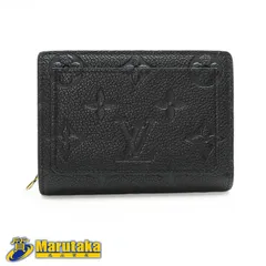 【ルイヴィトン】LOUIS VUITON ポルトフォイユ クレア M80151 ICチップ コンパクトウォレット アンプラント ブラック 24r364 中古 送料無料 LV CLEA COMPACT WALLET MONOGRAM EMPREINTE NOIR