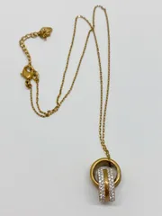 SWAROVSKI（スワロフスキー） ダブルリング　ネックレス【64780-007】
