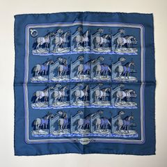 中古】CHANEL シャネル ココマーク スカーフ シルク マルチカラー  