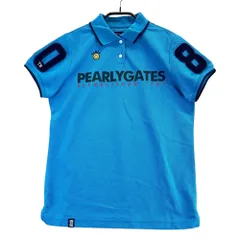 サイズ：1 PEARLY GATES パーリーゲイツ  半袖ポロシャツ  ブルー系 [240101358980] ゴルフウェア レディース ストスト