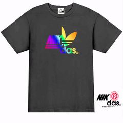 ［NIKdas/半袖5oz］ナイダスグラデTシャツ 面白い おもしろ パロディ ネタ プレゼント 送料無料・新品
