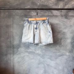 KBF デニムショートパンツ　ウエストゴム　フリーサイズ
