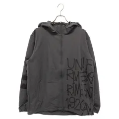 UNIFORM EXPERIMENT (ユニフォームエクスペリメント) 19AW 4WAY STRETCH GRAFFITI HOOD BLOUSON ストレッチ グラフティー フーデッド ブルゾン ナイロンジャケットグレー UE-192028のサムネイル