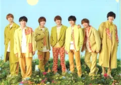 【中古】クリアファイル なにわ男子 A4オリジナルクリアファイル(メンバー絵柄B/花畑) 「CD The Answer/サチアレ 初回限定盤2」 Loppi・HMV先着購入特典