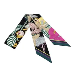 エルメス　ツイリー　バンダナ　プレシャスパラダイス　新品同様 2024 SS 新作【HERMES】ツイリー《プレシャス・パラダイス