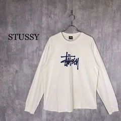 『STUSSY』 ステューシー (L) ロゴプリント ロンT
