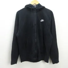 G■ナイキ/NIKE フレンチテリー フルジップフーディ/BV2649【L】黒/men's/51【中古】■