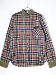 JUNYA WATANABE MAN ジュンヤワタナベマン エルボーパッチ コーデュロイ切替ウールチェックシャツ【S】【MSHA71866】のサムネイル