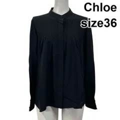 美品 Chloe クロエ ブラウス 刺繍デザイン ブラック 長袖 レース S 2025年最新】chloe クロエ ブラウスの人気アイテム - メルカリ