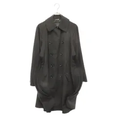 COMME des GARCONS HOMME PLUS (コムデギャルソンオムプリュス) 23SS ワイヤー入り ダブル ウールコート ブラック PK-C002のサムネイル