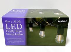 NEWGALE ファイヤーフライ LED ストリングライト 12m 20球 屋外用 コストコ