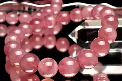 マダガスカル産 パープルローズクォーツ　8mm　ブレスレット 1個売り  パワーストーン 天然石 _BG5259-8