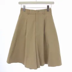 グレースコンチネンタル GRACE CONTINENTAL 20SS フレアハーフパンツ ジップフライ リネン 36 S ベージュ 0120111130 /BMのサムネイル