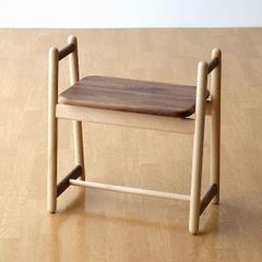 スツール 木製 椅子 おしゃれ 補助椅子 玄関 腰掛け チェア 持ち手 天然木 シンプル コンパクト スリム 省スペース アシスト スツール