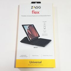 ワイヤレスキーボード＋スタンド ZAGG FLEX (英語配列)［Bluetooth］ ブラック◆未開封・未使用