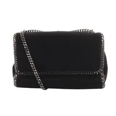 ステラマッカートニー STELLA McCARTNEY ファラベラ クロスボディバッグ ショルダーバッグ フェイクレザー 黒 ブラック 455128W9132 /AK4
