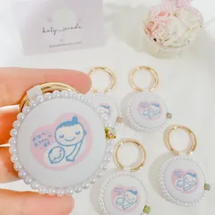 【人気NO.1】両面マタニティマーク マタニティキーホルダー  マタニティロゼット  マタニティマーク  マタニティ パール赤ちゃん