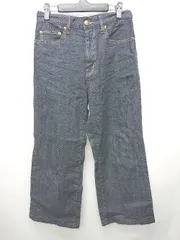 ◇ PLST プラステ ゆったり デニム ジーンズ パンツ サイズL ネイビー レディース P  【1403180012433】