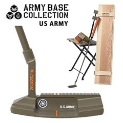 アーミーベースコレクション ゴルフ USアーミー パター 34インチ 限定50本 木製弾薬箱風ケース付き ARMY BASE COLLECTION US Army Putter