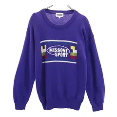 ミッソーニスポーツ MISSONI SPORT 長袖セーター サイズ48 XL - 黒