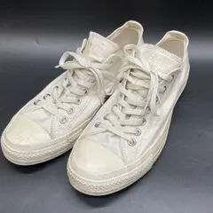 Q237 CONVERSE コンバース ALL STAR オールスター 1SC382 ローカットスニーカー ホワイト系 27.5? メンズシューズ 中古