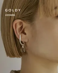 GOLDY/ゴールディ/スウィング ライン クリア イヤーカフ/アクセサリー/2230201