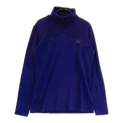 サイズ：1 BURBERRY GOLF バーバリーゴルフ E6P43-485-36 タートルネック長袖Tシャツ ボーダー柄 パープル系 [240101505768] ゴルフウェア レディース ストスト