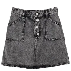 REPIPI ARMARIO グレー デニム ミニスカート M コットン 100 %