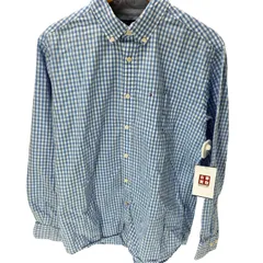 トミーヒルフィガー TOMMY HILFIGER Classic Fit ギンガムチェック L/S ボタンダウン シャツ メンズ import：M 