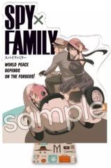 [Used] Acrylic Stand• Acrylic panel: B. Forger's family (motorcycle)Stand"SPY×FAMILY"