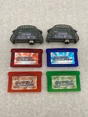 ゲームボーイアドバンス　ポケットモンスター 　4点【ワイヤレスアダプタ2点付】
