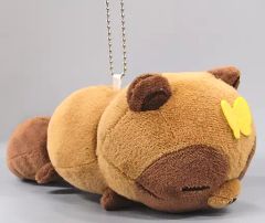 [중고] 봉제인형 마스코트·봉제인형 배지 너구리(나비) 가방에 붙어 있는 봉제인형~나비와 너구리~ [너구리와 여우]