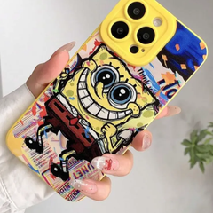 ☆輸入☆スポンジボブ　iPhoneケース　落書き風