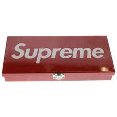 supreme メタルストレージボックス　赤　缶　小サイズ　インテリア　小物収納 ポイント10倍】 メタルストレージボックス supreme 赤