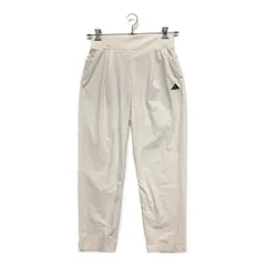 中古 レディース アディダスゴルフ adidas GOLF パンツ M 白 ホワイト アンクル丈 ストレッチ