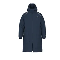 ニューバランス ベンチコート 中綿 ロングコート メンズ Newbalance パデッドコート 中わた  はっ水 用 アウター スポーツウェア ウエア  フード付 着 メンズアウター  メンズファッション/AMJ53173-NNY