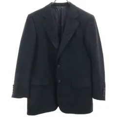 BURBERRY LONDON バーバリーロンドン 日本製 テーラードジャケット A4 ネイビー 三陽商会 メンズ 古着