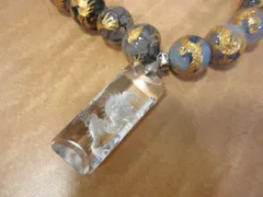 ノーブランド ネックレス ドラゴン 龍 水晶 パワーストーン 天然石