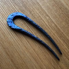titanium hair sticks “bule rock” かんざし 二本軸 ヘアスティック