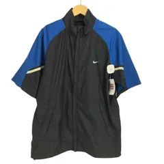 ナイキゴルフ NIKE GOLF ロゴプリント 半袖ナイロンジップアップジャケット メンズ JPN：XL 