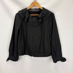 TO BE CHIC ジップアップ フリルジャケット サイズ40 W5E01-510-09 07081105 02