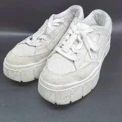 ◇ ⊂ PUMA プーマ 厚底 スニーカー サイズ8 アイボリー系 レディース E  【1502030002713】